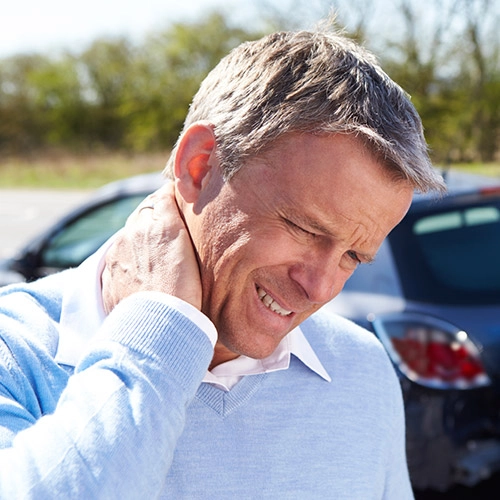 Chiropractic Temple Hills MD Man With Whiplash Neck Pain